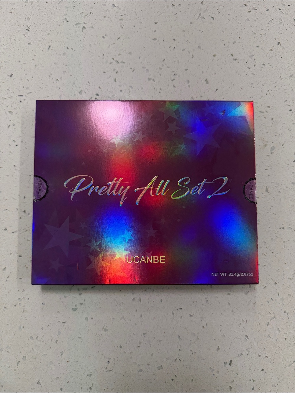 Pretty All Set 2 Eyeshadow Palette - Holographic Pink/Purple